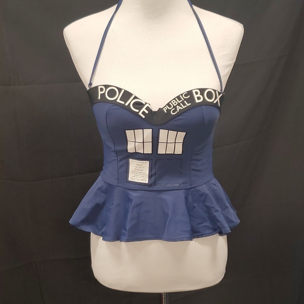 Dr. Who Tankini Top SZ SM